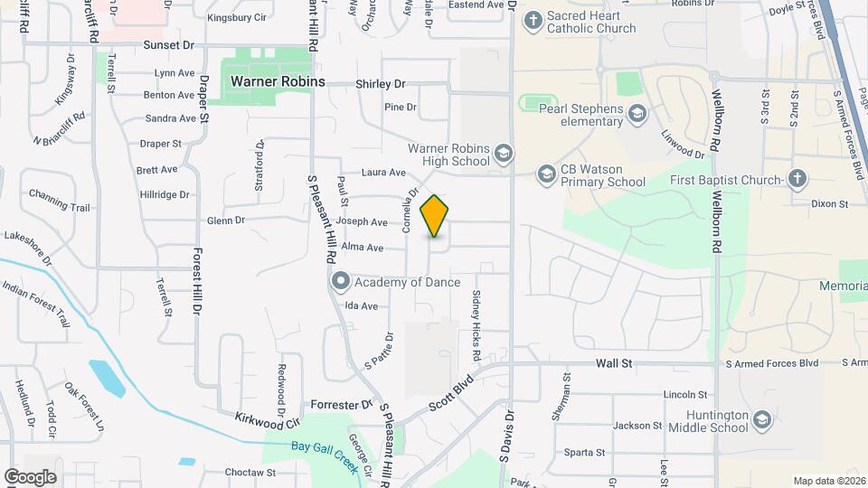 814 Crestwood Terrace Map and Location Details