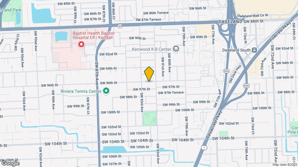 8240 SW 96th St Map and Location Details