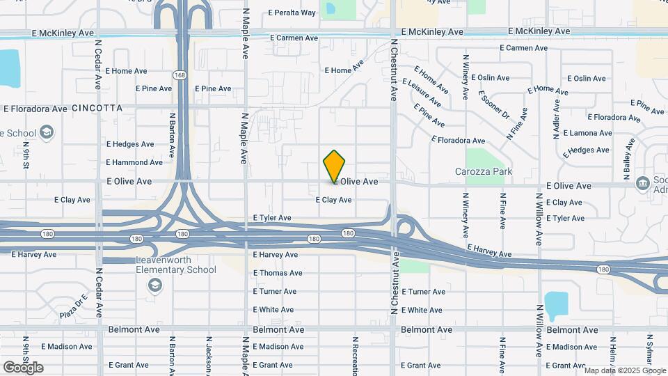 4720 E Olive Ave Map and Location Details