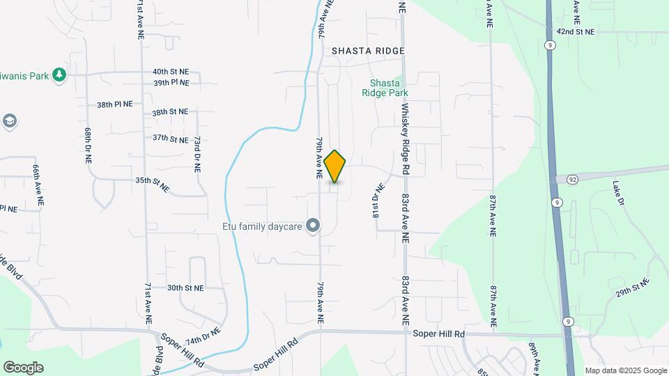 3420 80th Ave NE Mapa y Detalles de la Ubicación