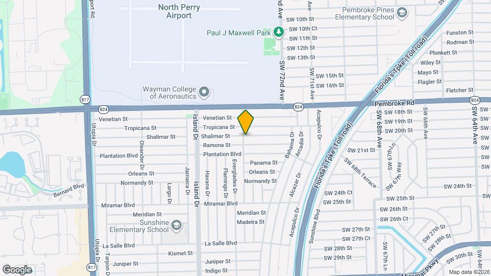 7530 Shalimar St Map and Location Details