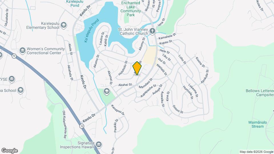 1254 Punana Loop Map and Location Details