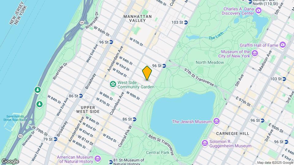 10 W 93rd St Map and Location Details