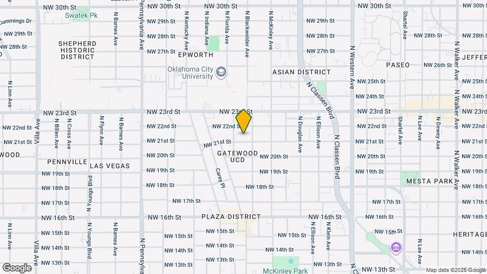 1715 NW 21st St Map and Location Details