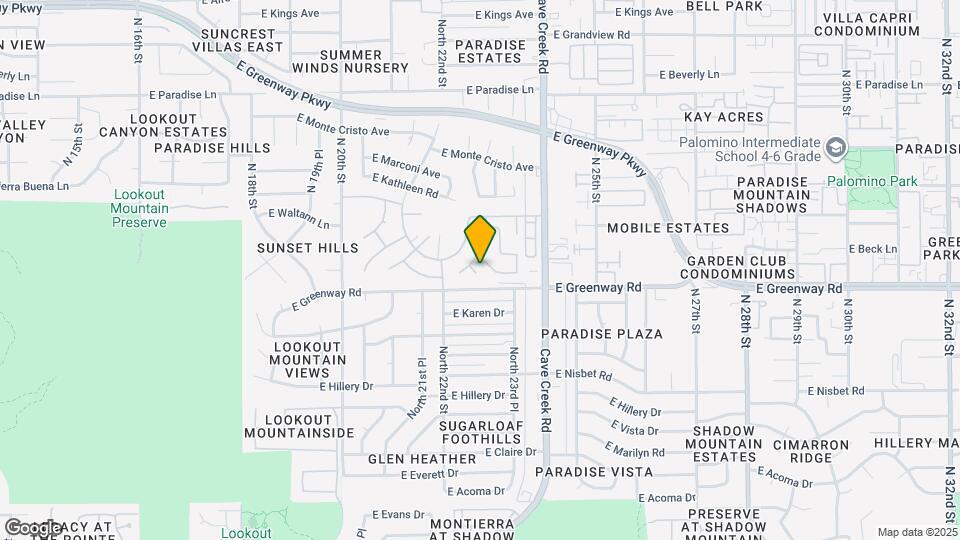 15431 N 23rd St Map and Location Details