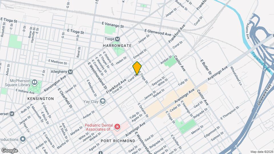 3474 Amber St Mapa y Detalles de la Ubicación