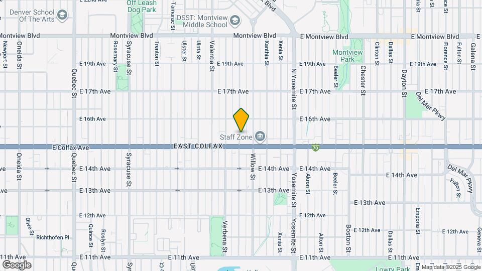1522 Wabash St Map and Location Details