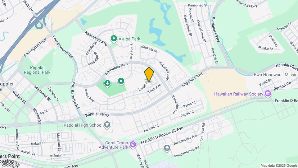 91-1021-1021 Wahinoho St Map and Location Details