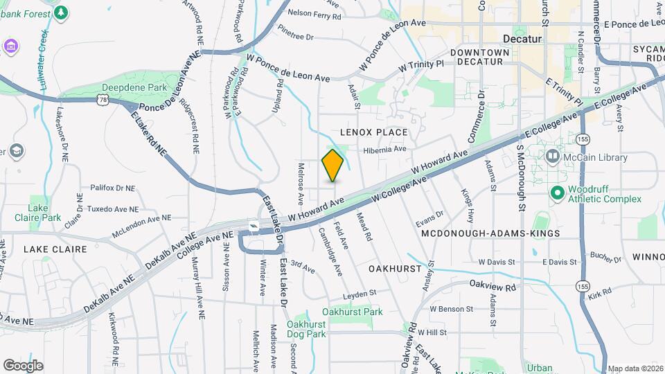 202 Lansdowne Ave Map and Location Details