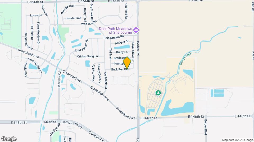 12711 Buck Run Dr Map and Location Details