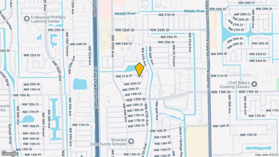 2061 NW 47th Terrace Map and Location Details