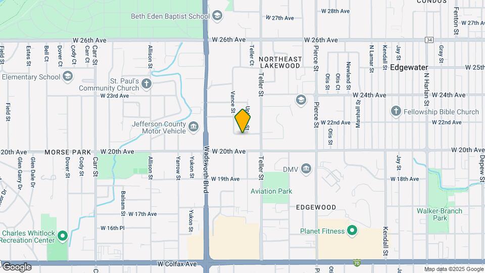 7320 W 21st Ave Map and Location Details
