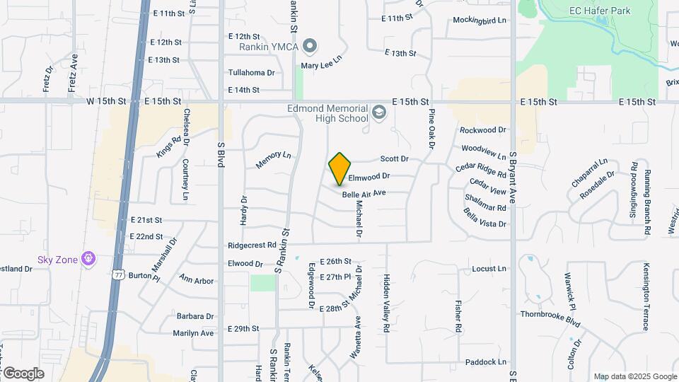 621 Belle Air Ave Mapa y Detalles de la Ubicación