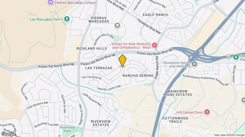 8324 Calle Primera NW Map and Location Details