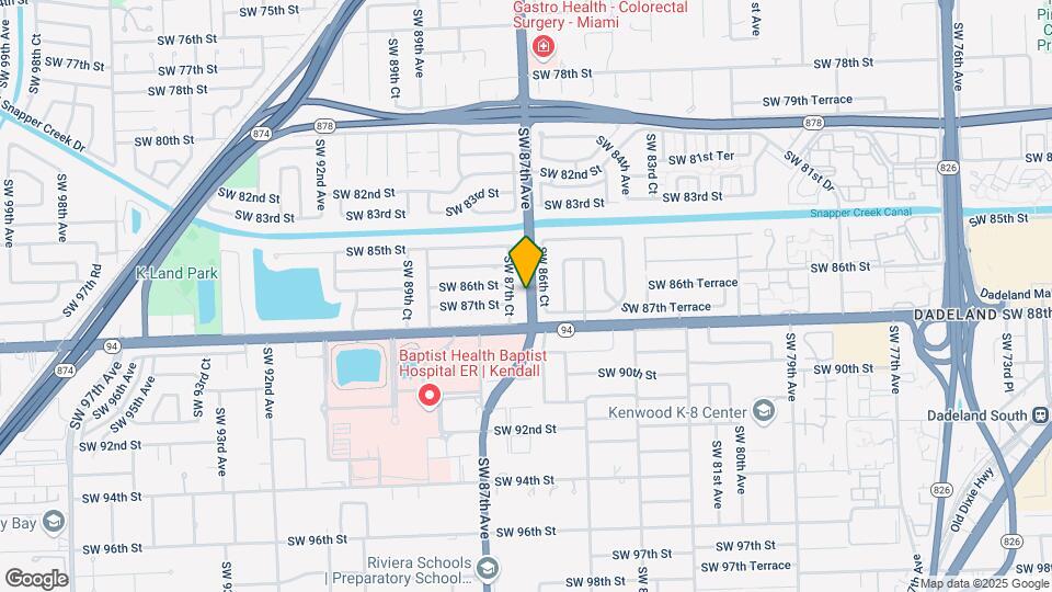 8620 SW 87th Ave Map and Location Details