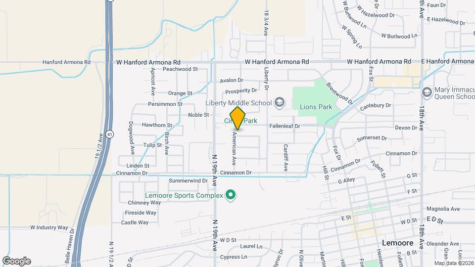 1098 Columbus Way Mapa y Detalles de la Ubicación