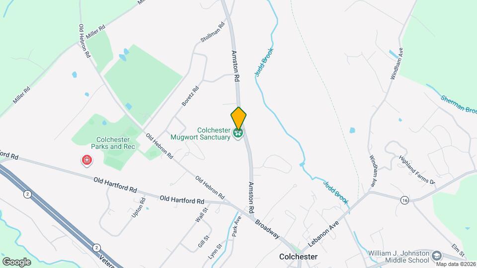 203 Amston Rd Map and Location Details