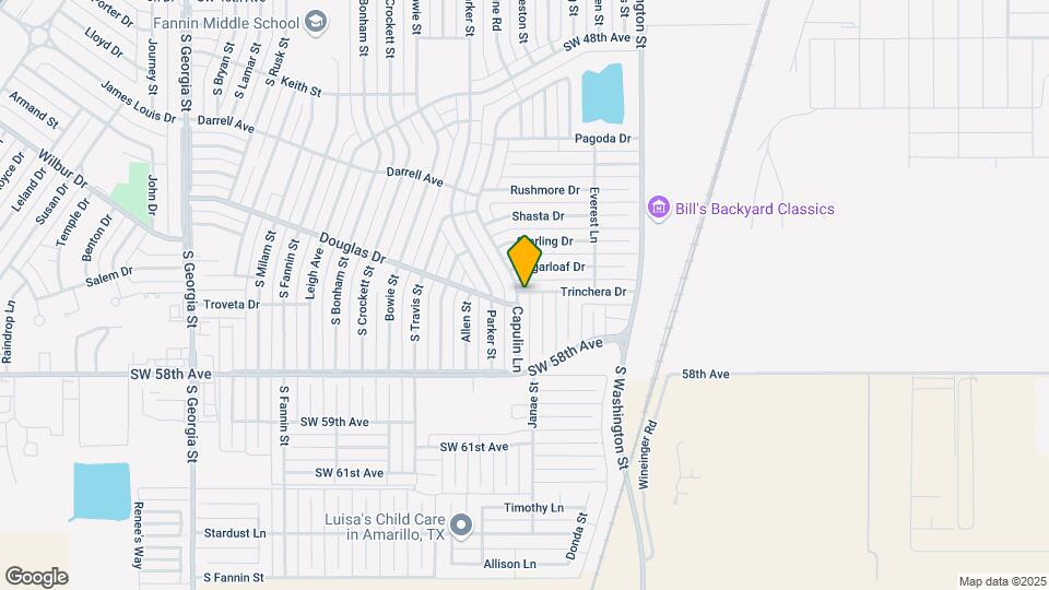 5301 Capulin Ln Map and Location Details