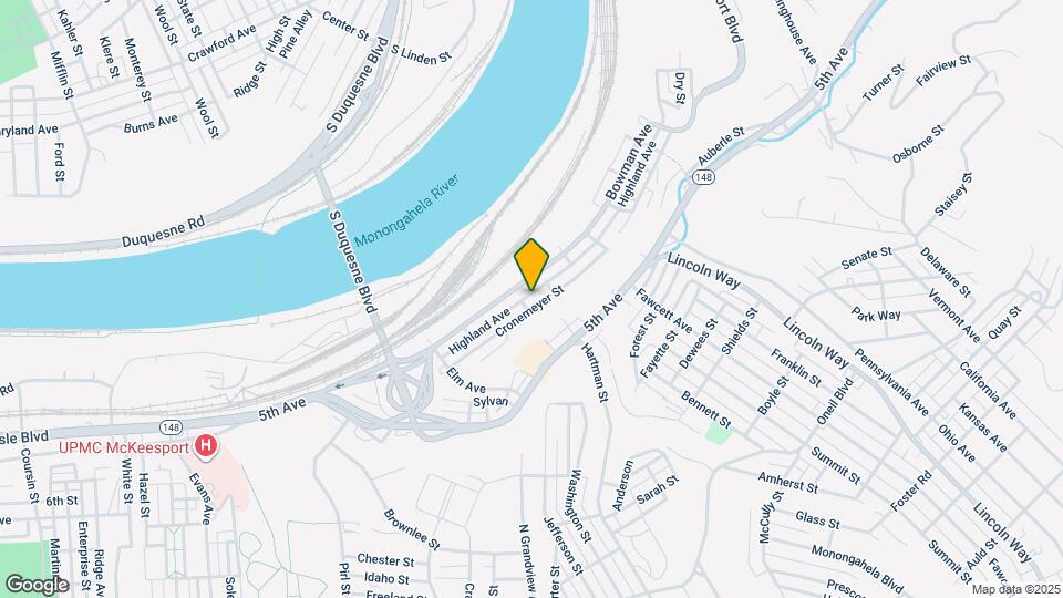 2406 Highland Ave Map and Location Details