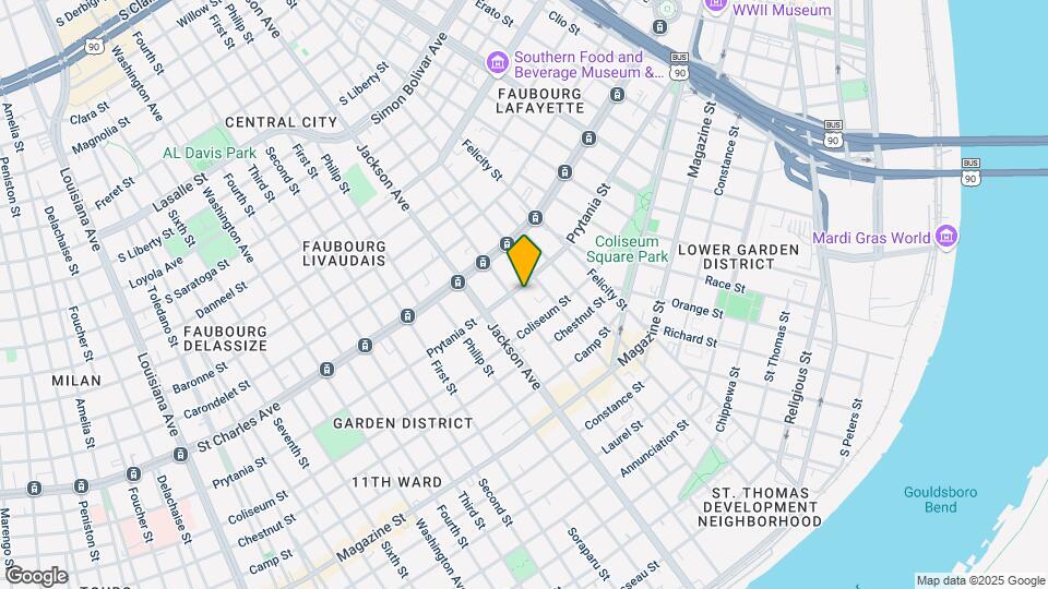 2026 Prytania St Mapa y Detalles de la Ubicación
