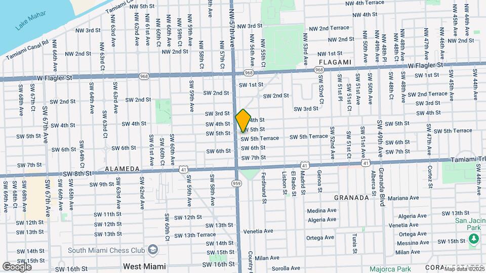 5665 SW 5th Terrace Map and Location Details