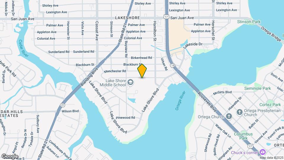 4556 Cambridge Rd Map and Location Details