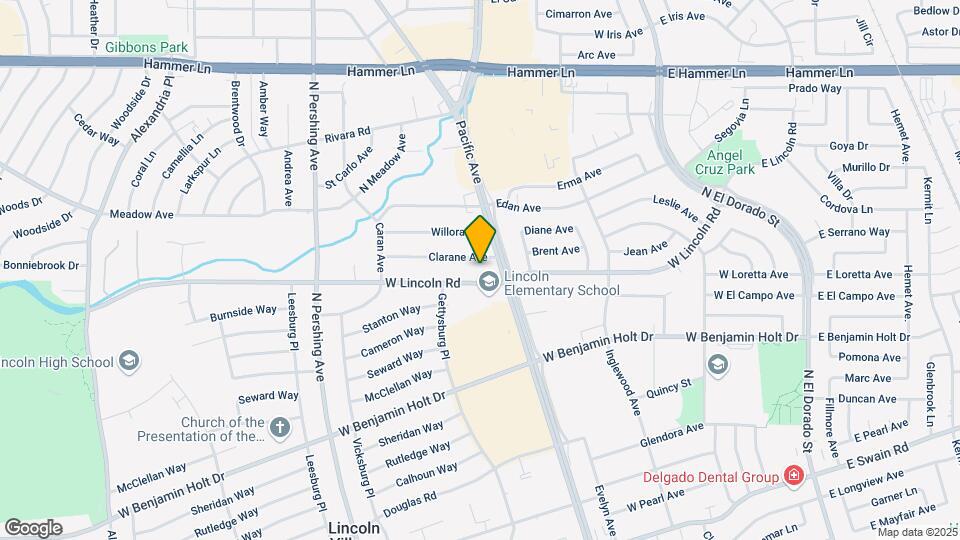 933 Lincoln Rd Map and Location Details