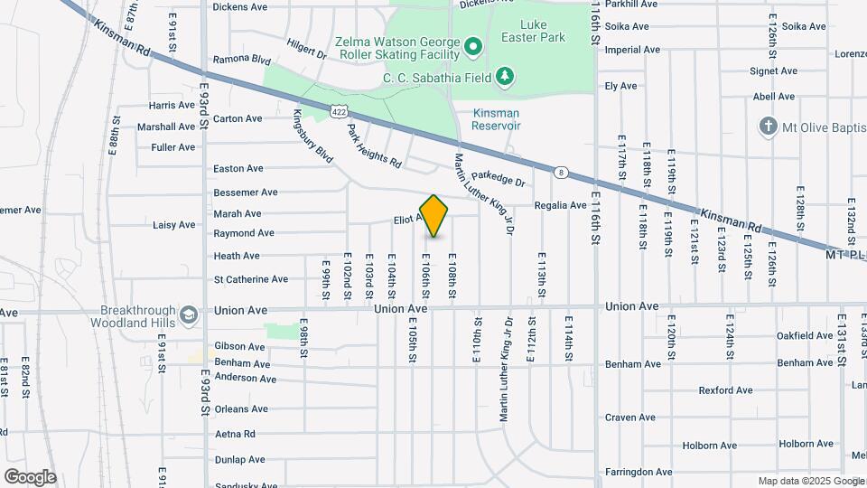 3415 E 106th St Map and Location Details