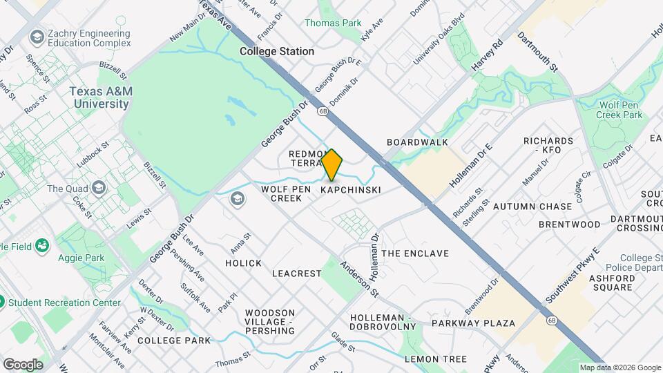 1619 Park Pl Map and Location Details