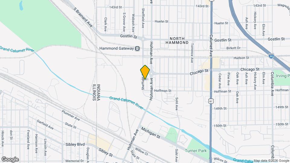 4727 Sheffield Ave Map and Location Details