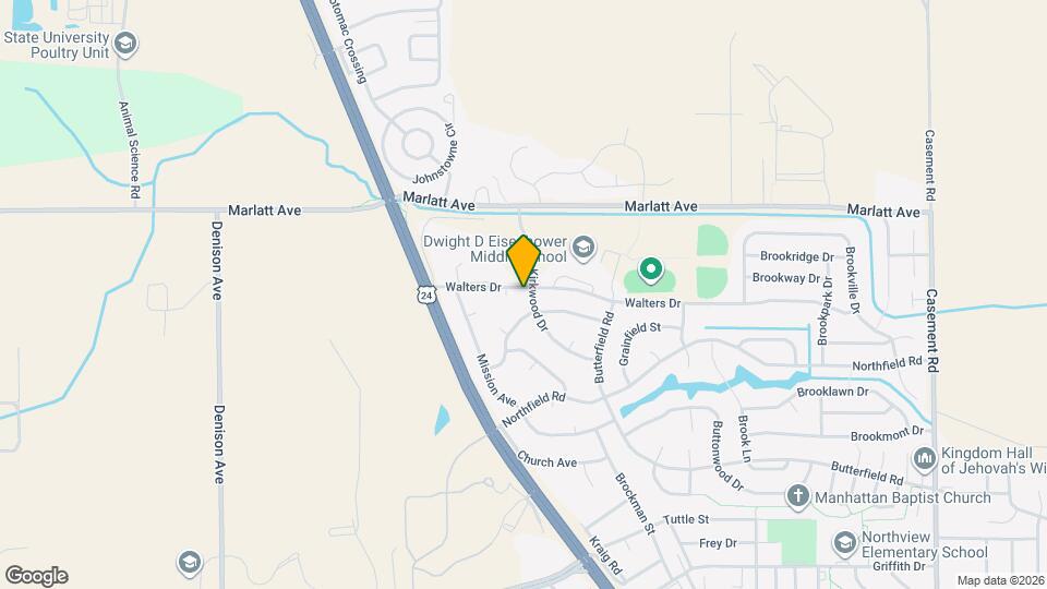 1105 Walters Dr Map and Location Details