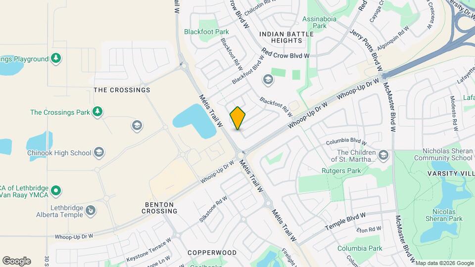 697 Blackfoot Terrace W Map and Location Details