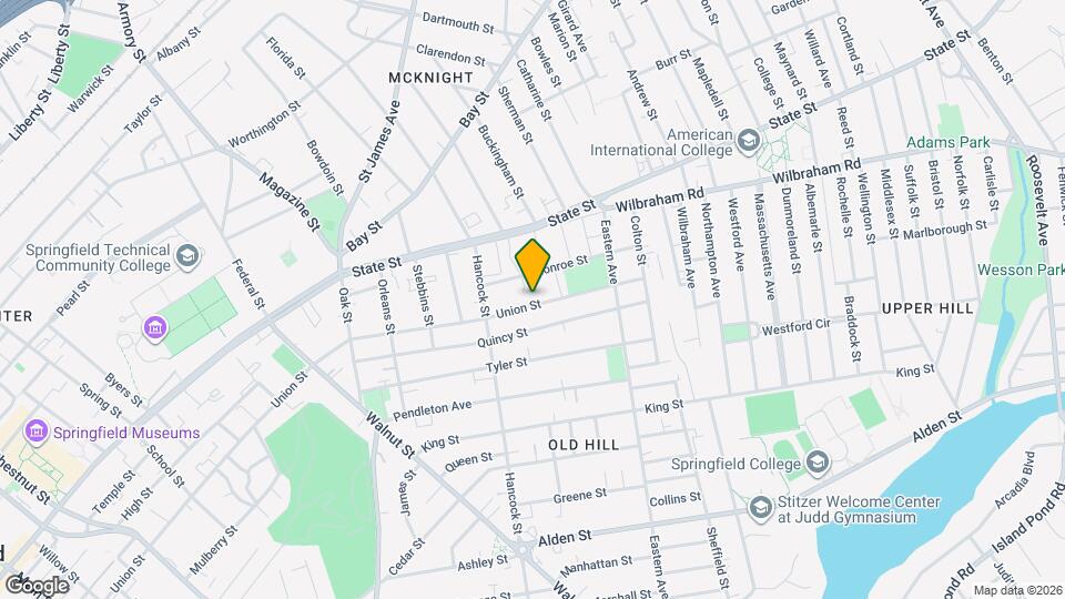 658 Union St, Unit 2 Map and Location Details