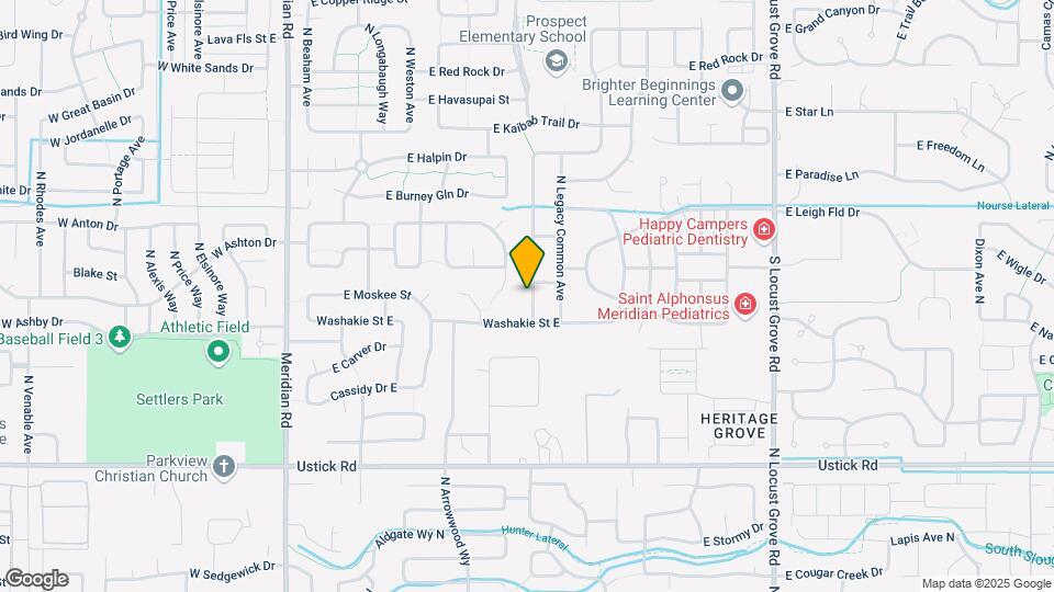 3715 N Legacy Woods Ave Map and Location Details