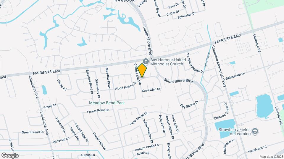 3005 Wood Hollow Dr Map and Location Details