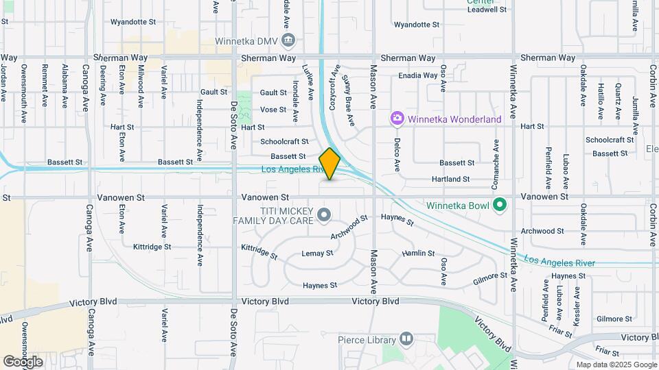 20618 Hartland St Mapa y Detalles de la Ubicación