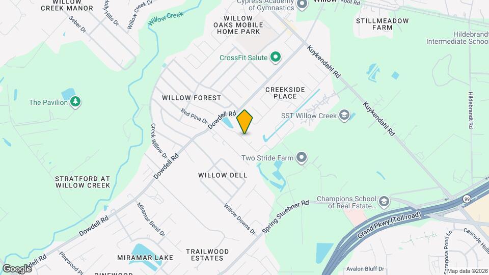 8419 Willow Gables Ct Map and Location Details