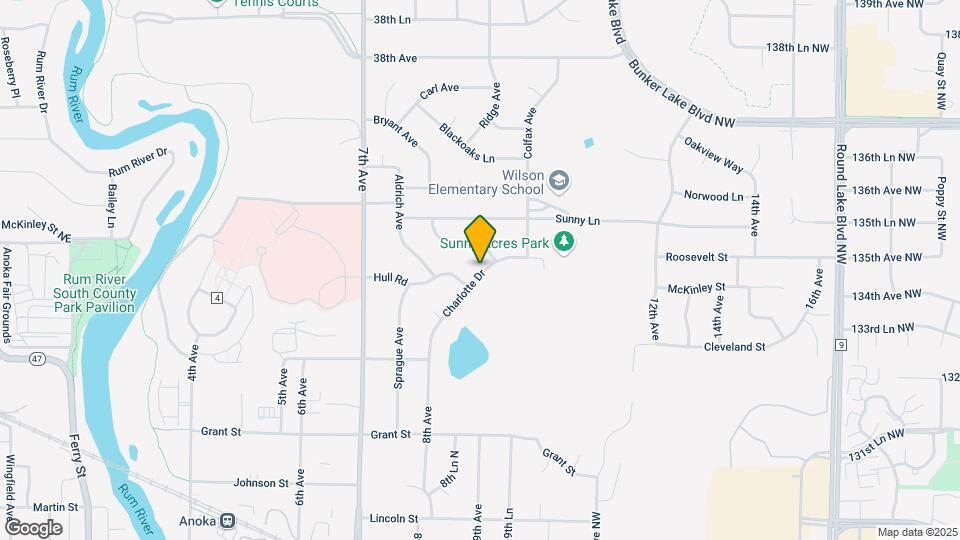 865 Charlotte Dr Map and Location Details