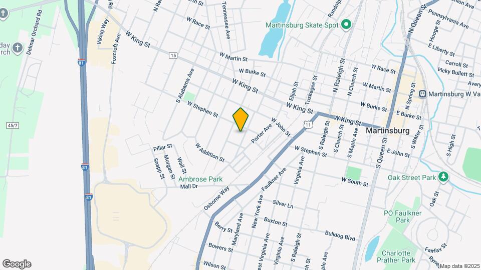 421 S Kentucky Ave Map and Location Details