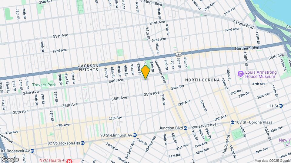 34-16 93rd St Map and Location Details