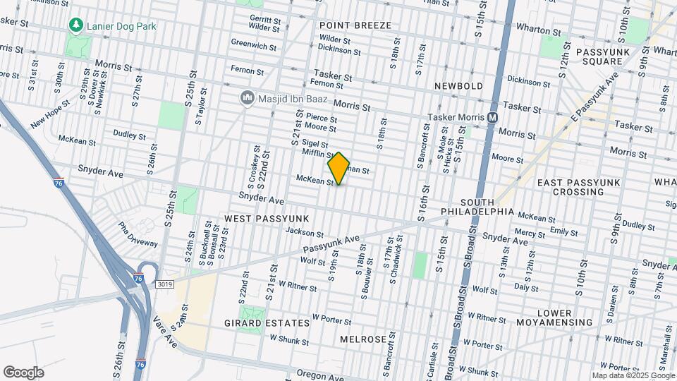 2011 S Garnet St Map and Location Details