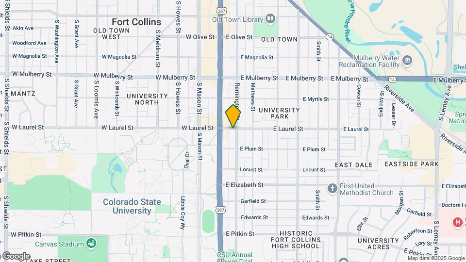 701 Remington St, Unit 1 Map and Location Details