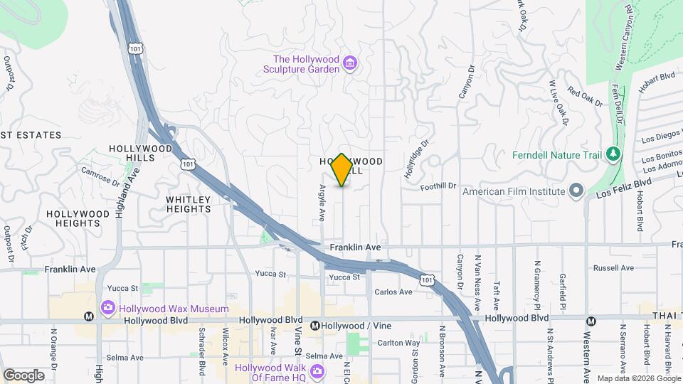 2035 N Vista del Mar Ave Mapa y Detalles de la Ubicación