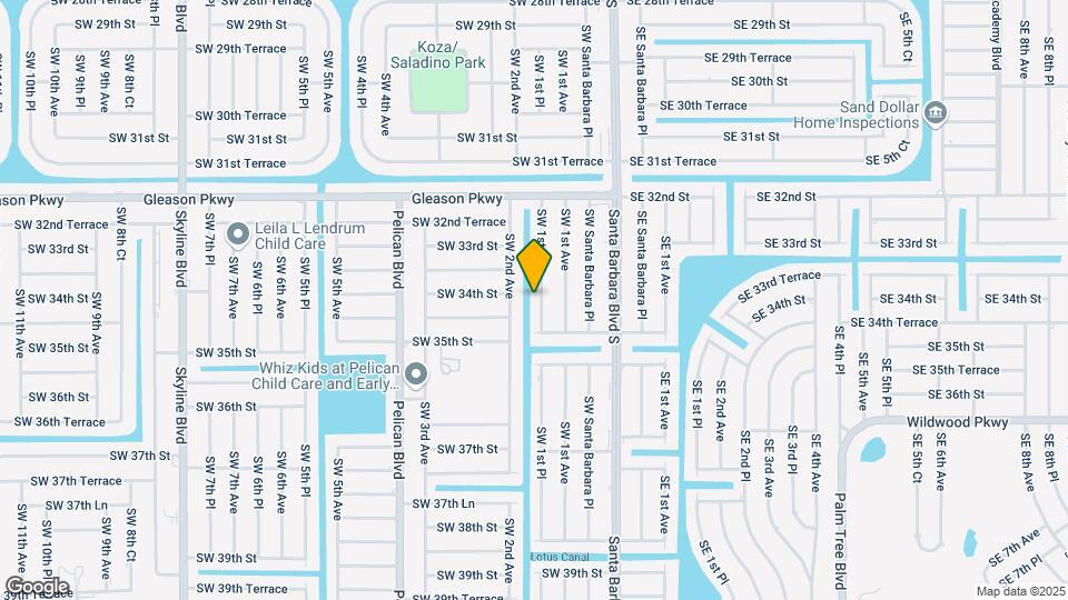 3404 SW 1st Pl Map and Location Details