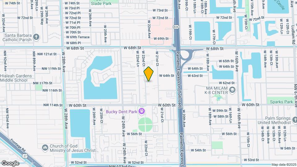 6305 W 22nd Ct Map and Location Details