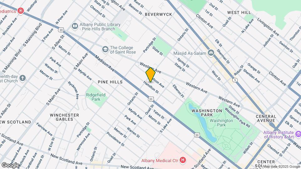 489 Hamilton St Mapa y Detalles de la Ubicación