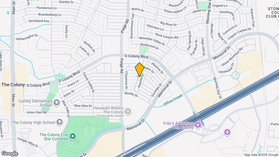 6109 Apache Dr Map and Location Details