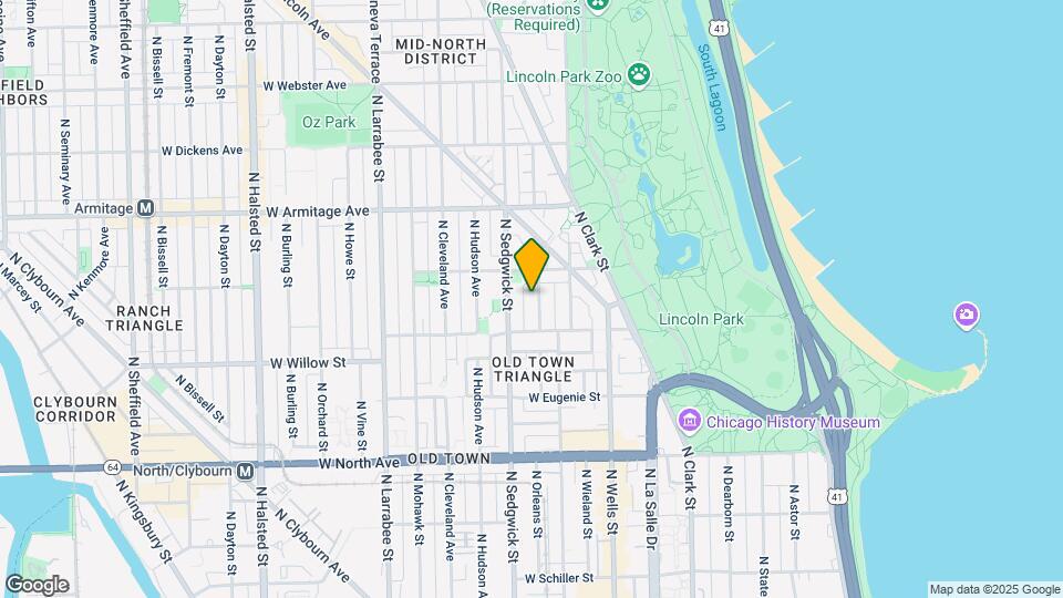 1832 N Orleans St Map and Location Details