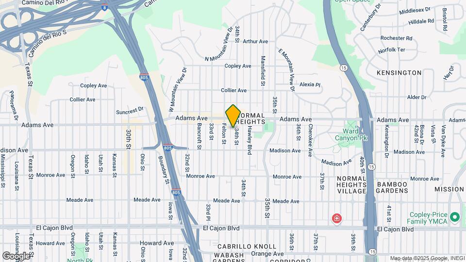 4656 34th St Map and Location Details