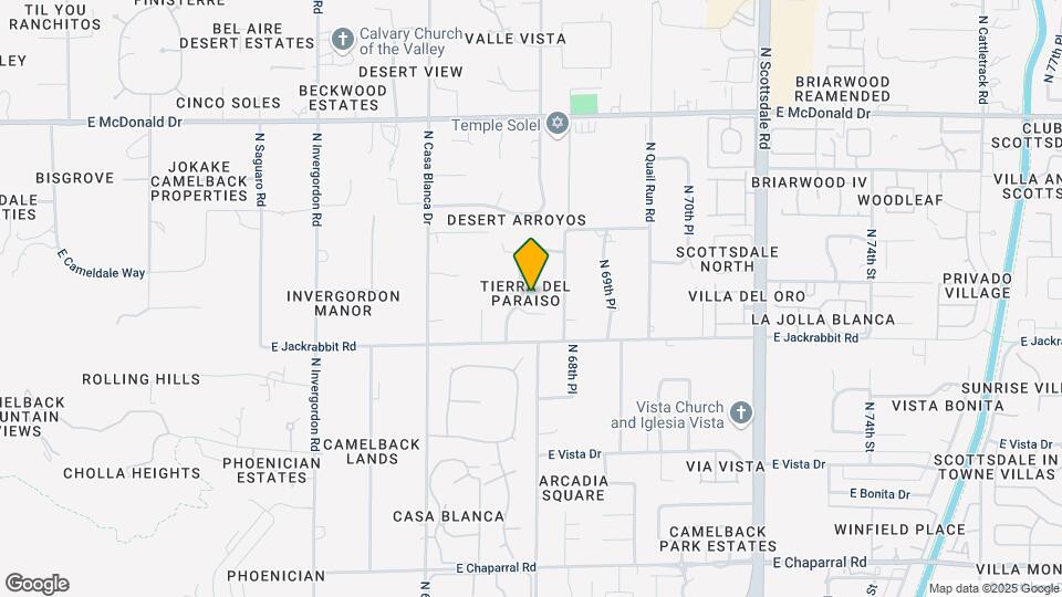 6718 E San Juan Ave Map and Location Details